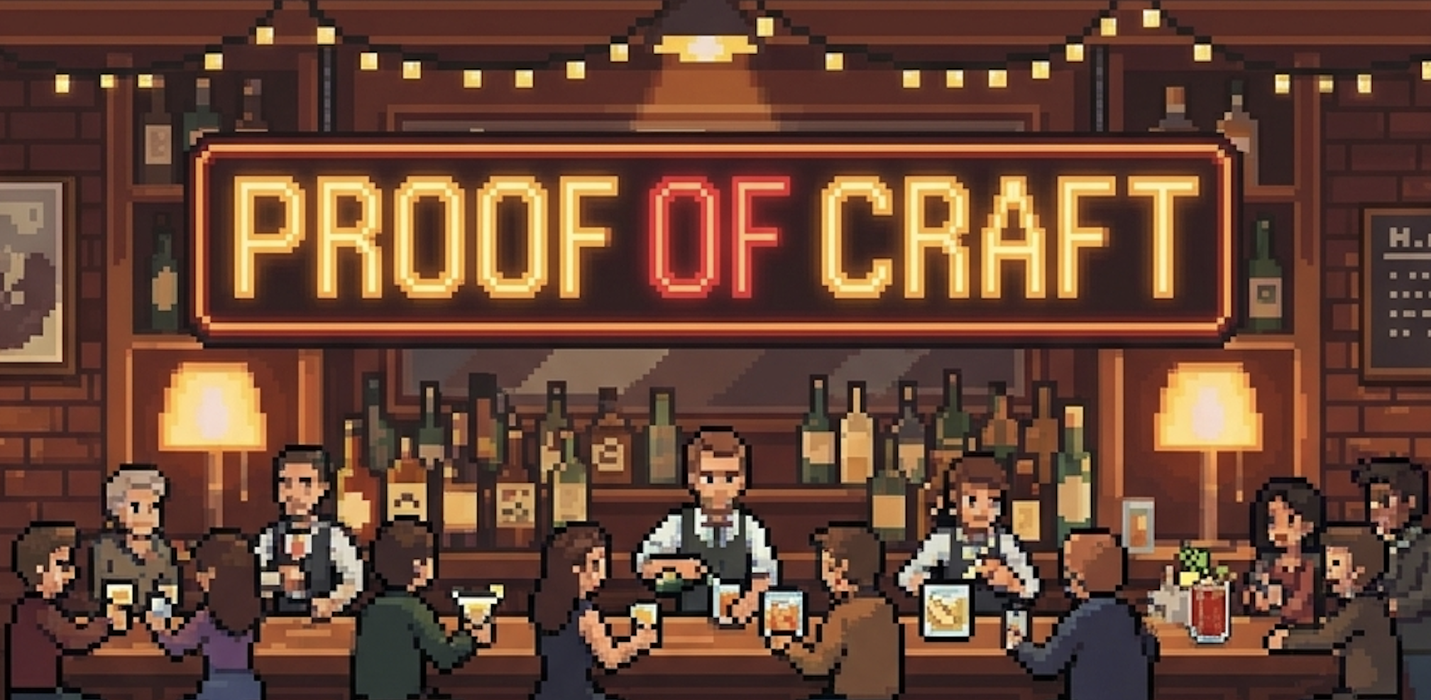 Proof of Craft โ a pixel art bar